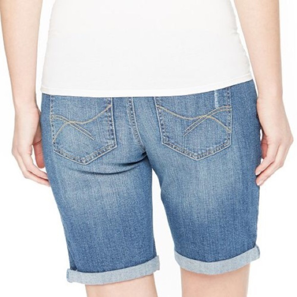 Oh Baby Motherhood Maternity Jean Shorts S M L - Picture 3 of 5